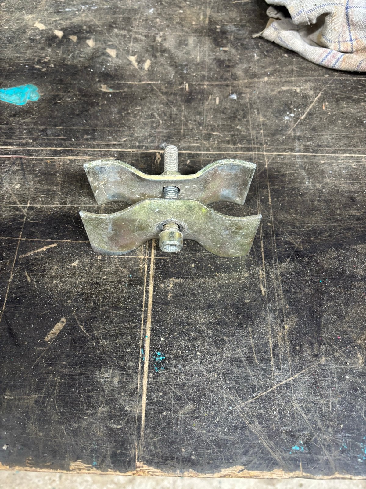 Bouwhek klem - Stevige verbinding voor bouwhekken, Ophalen of Verzenden, Gebruikt, Minder dan 50 mm, Overige typen