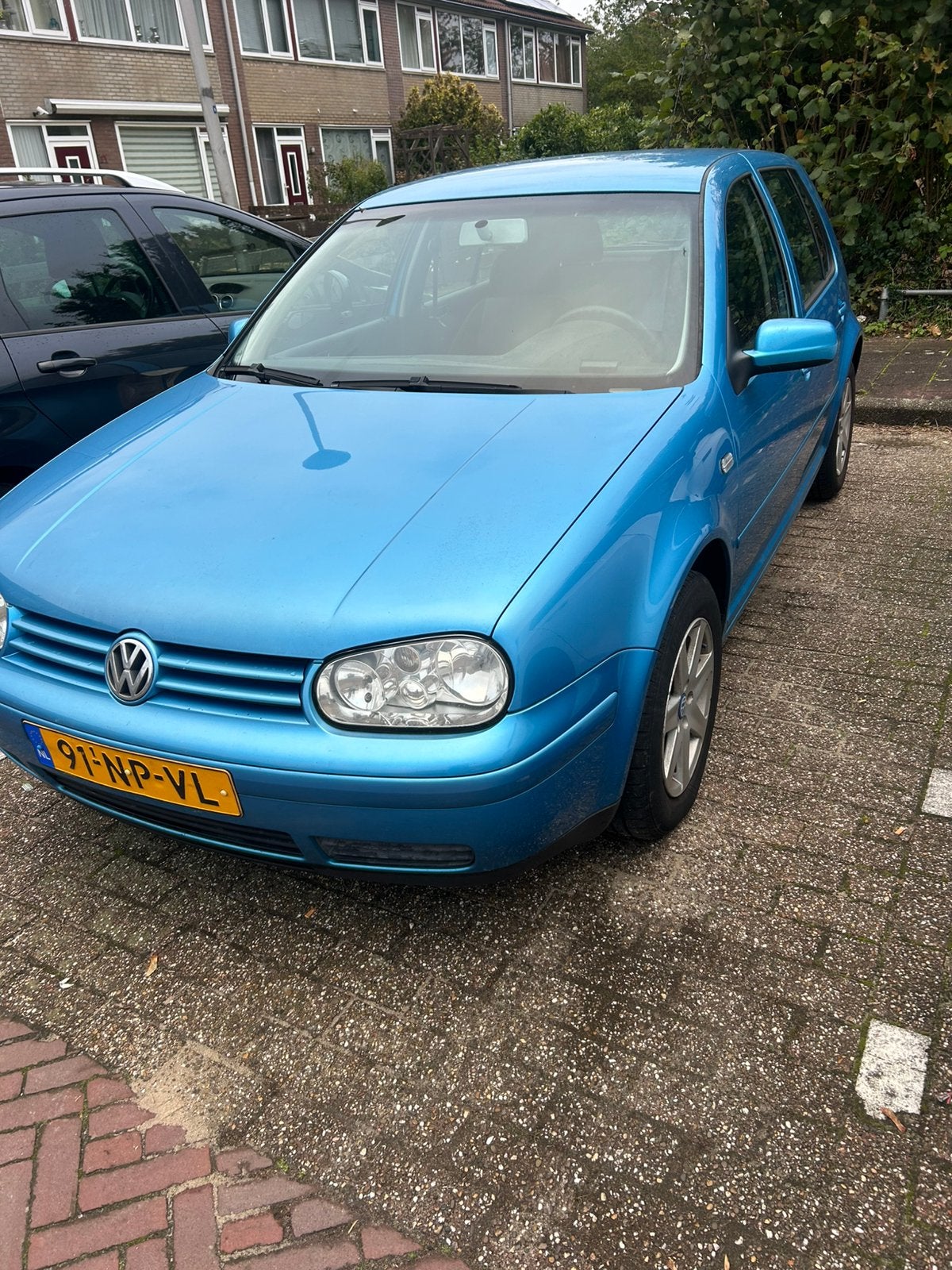 Volkswagen Golf 1.6 77KW 2004 Blauw, Auto's, Voorwielaandrijving, Stof, 1145 kg, Zwart