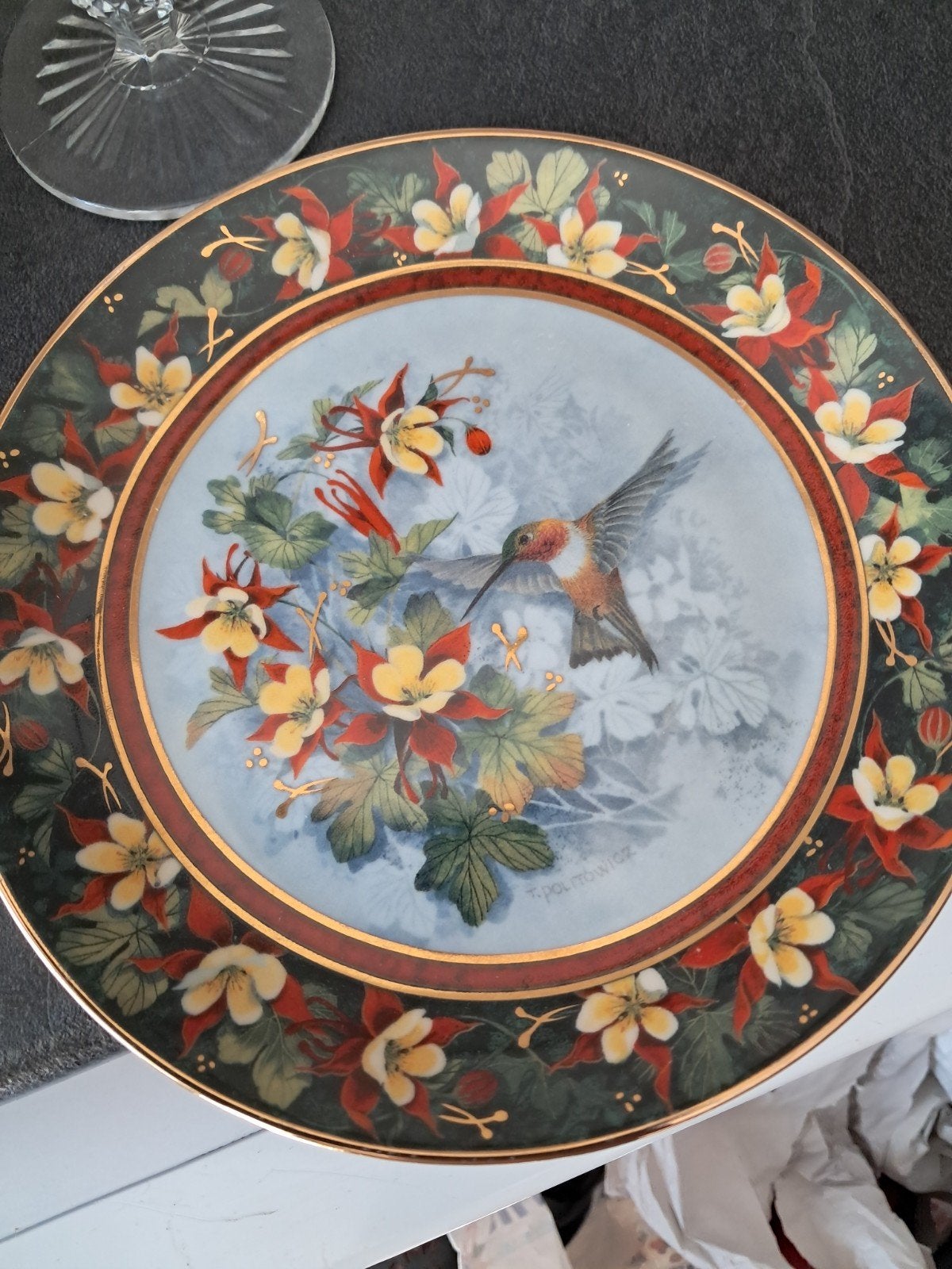 Decoratieve Borden: Kolibrie en Puppy's, Ophalen of Verzenden