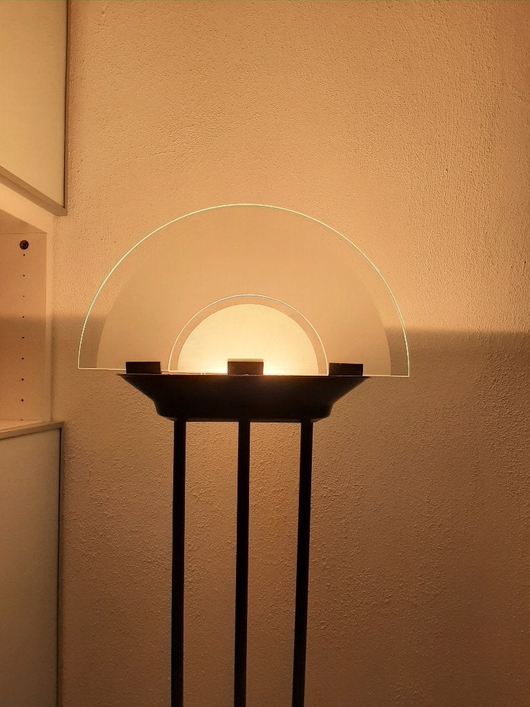 Fraaie design dimbare schemerlamp / staande lamp / vloerlamp, Ophalen, Gebruikt, 150 tot 200 cm
