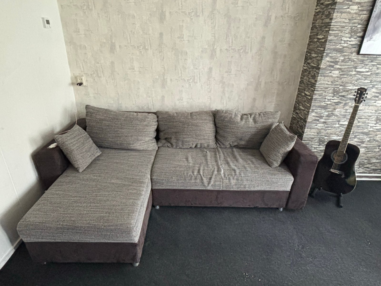 Slaap bank, Ophalen, 250 tot 300 cm, Gebruikt, Hoekbank