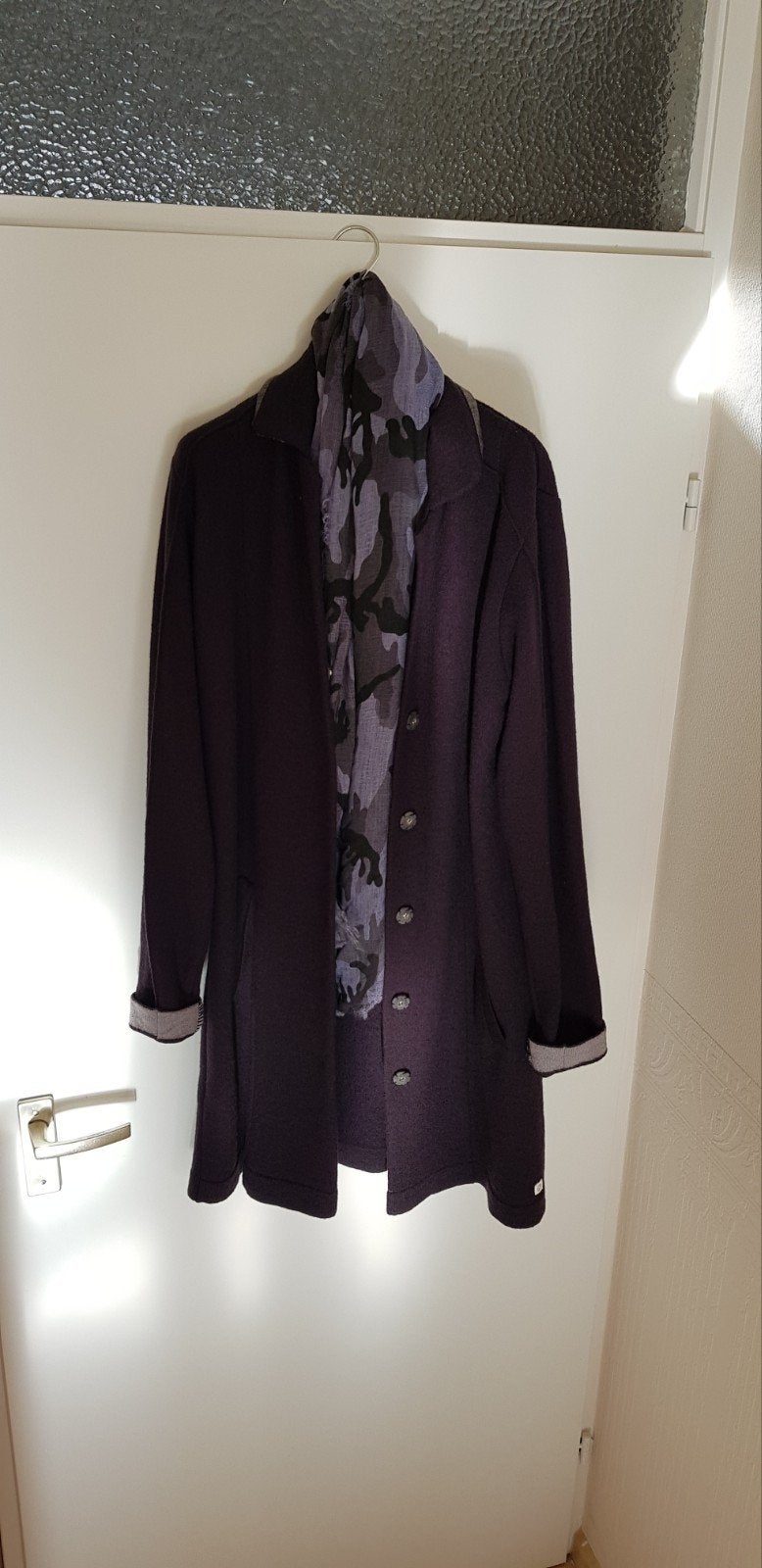 Wollen winterjas/ Vest, Maat 38/40 (M), Blauw, Nieuw, Ophalen of Verzenden