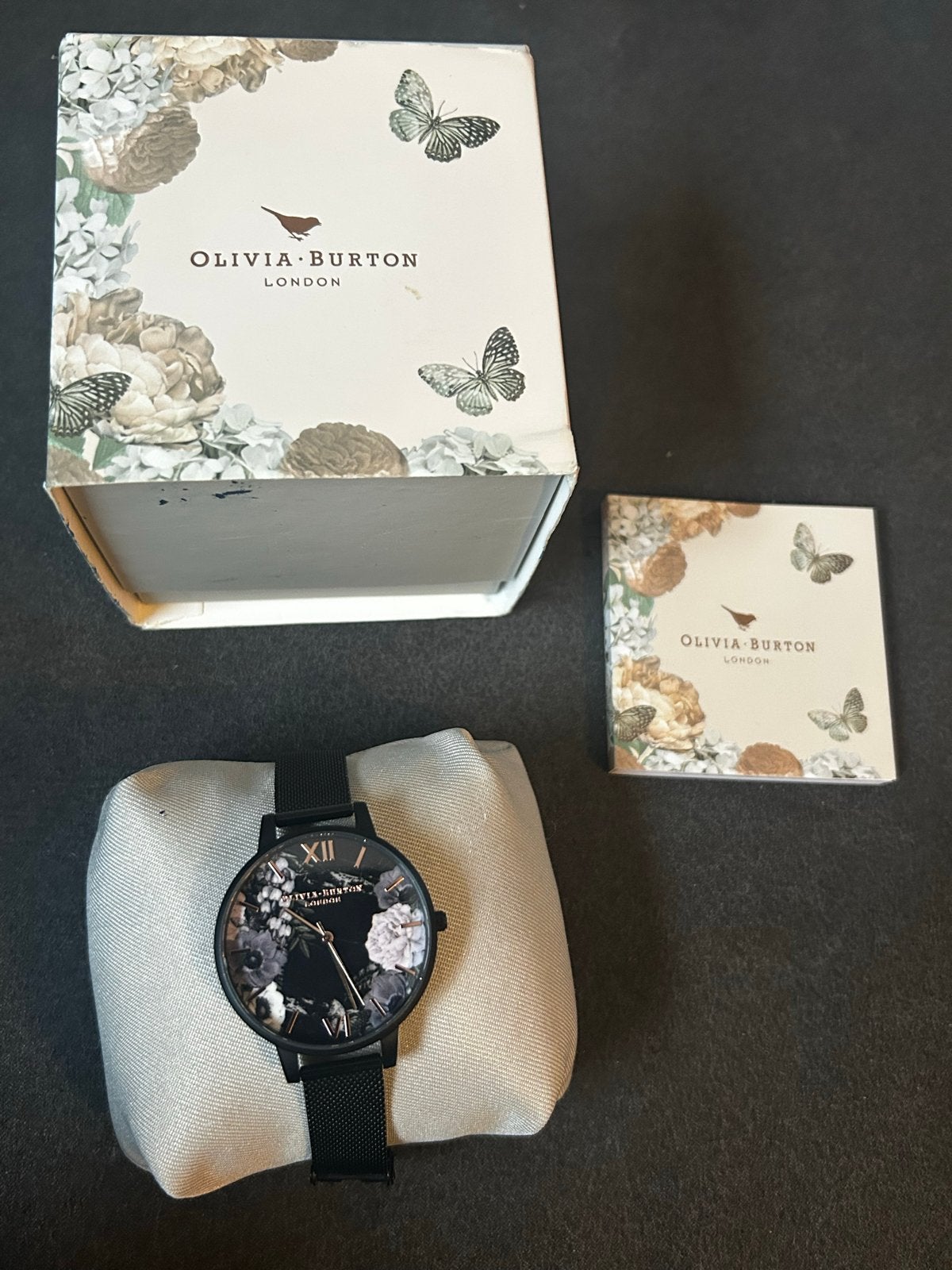Olivia Burton London Horloge, Sieraden, Tassen en Uiterlijk, Overige merken, Staal, Polshorloge, Ophalen of Verzenden
