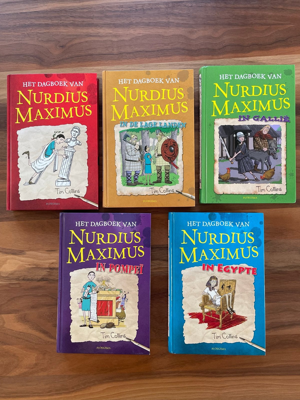 Het Dagboek van Nurdus Maximus - Complete Serie (5 boeken), Boeken, Ophalen of Verzenden, Zo goed als nieuw, Fictie