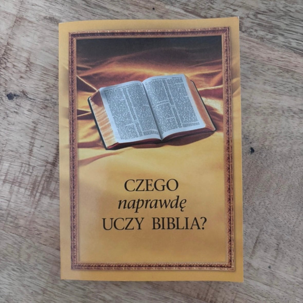 Pools Religieus Boek: ‘Czego naprawdę uczy Biblia?’, Ophalen of Verzenden, Zo goed als nieuw, Overige religies