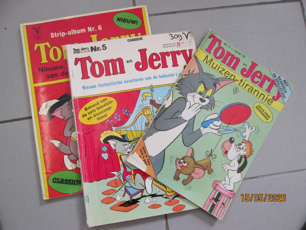 tom en jerrie strips, Boeken, Meerdere stripboeken, Ophalen, Gelezen