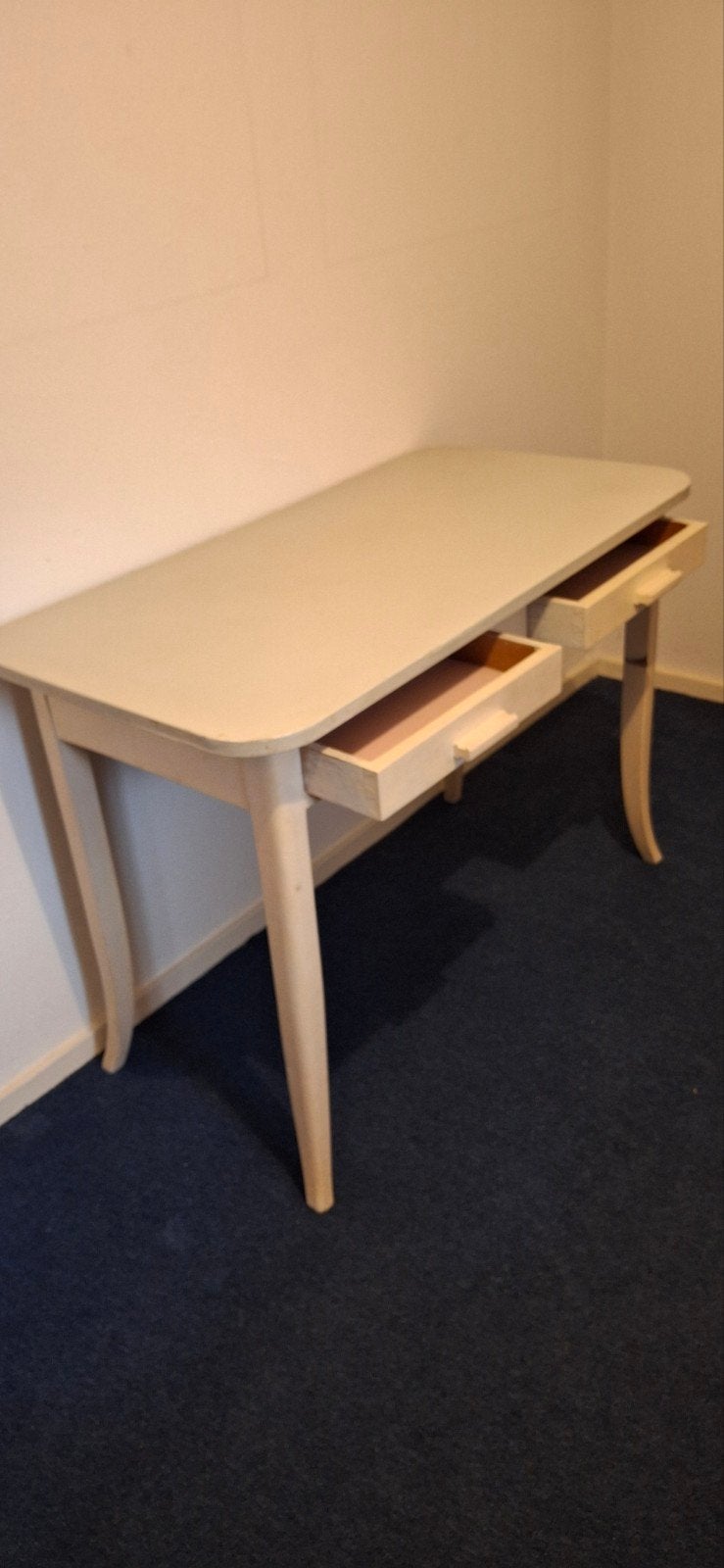 vintage bureautje, Ophalen, Gebruikt, 100 tot 150 cm, 50 tot 100 cm