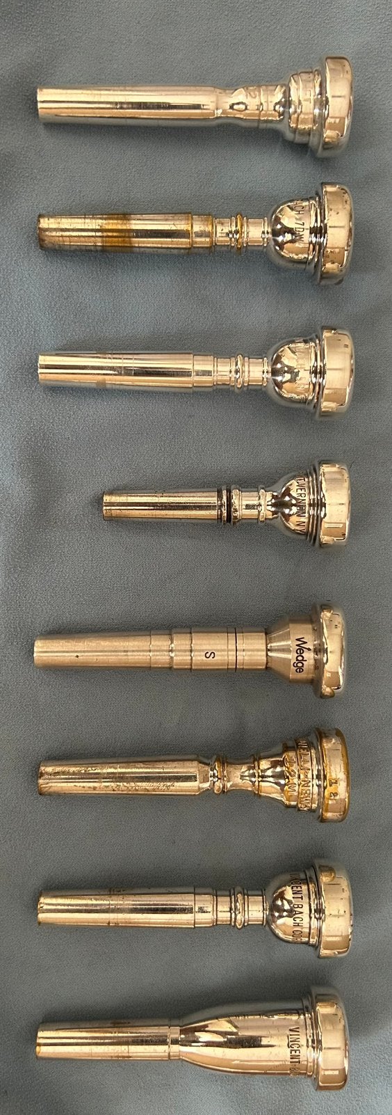 Trompet mondstukken, Muziek en Instrumenten, Blaasinstrumenten | Trompetten, Ophalen of Verzenden, Zo goed als nieuw, Overige typen