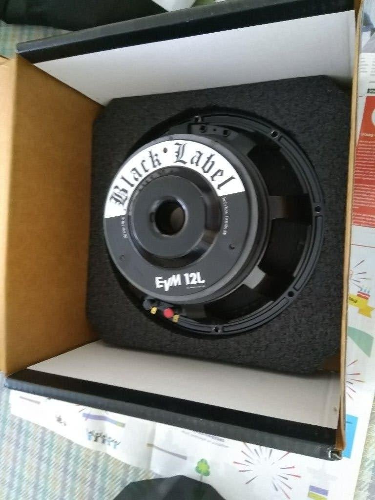EVM12L ~ Black Label speaker, 300W, 8 Ohm, Ophalen of Verzenden, Zo goed als nieuw, Gitaar, 100 watt of meer