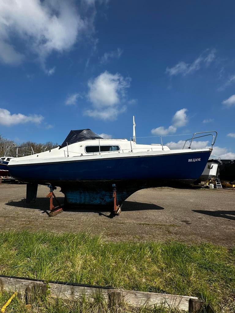 Compromis 720 ex zeilboot, 4pk 4takt Honda, Ophalen, Gebruikt, Compromis, Polyester