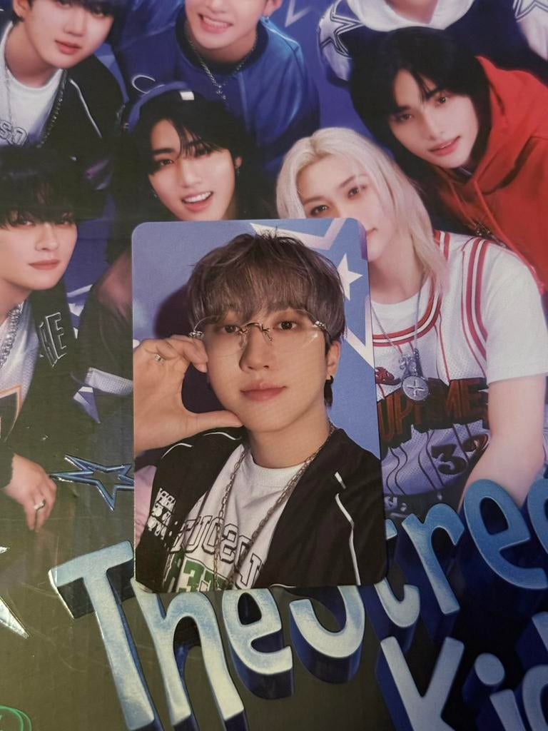 Stray Kids Changbin photo card the street kids, Ophalen of Verzenden, Zo goed als nieuw, Foto of Kaart