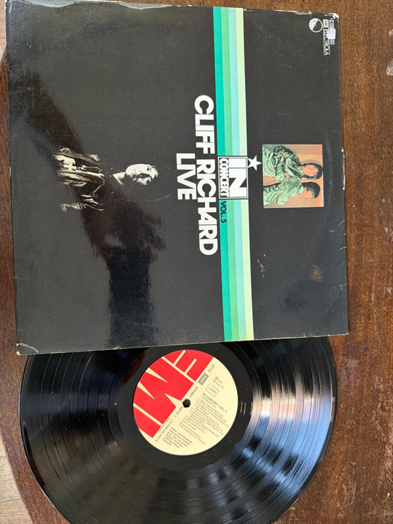 Cliff Richard Live - In Concert Vol. 5 LP Vinyl, Ophalen of Verzenden, 1970 - 1979, Gebruikt, 12 inch