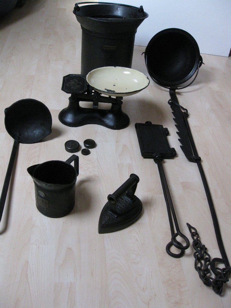 Antieke kunst objecten als set maar ook los te koop., Ophalen of Verzenden