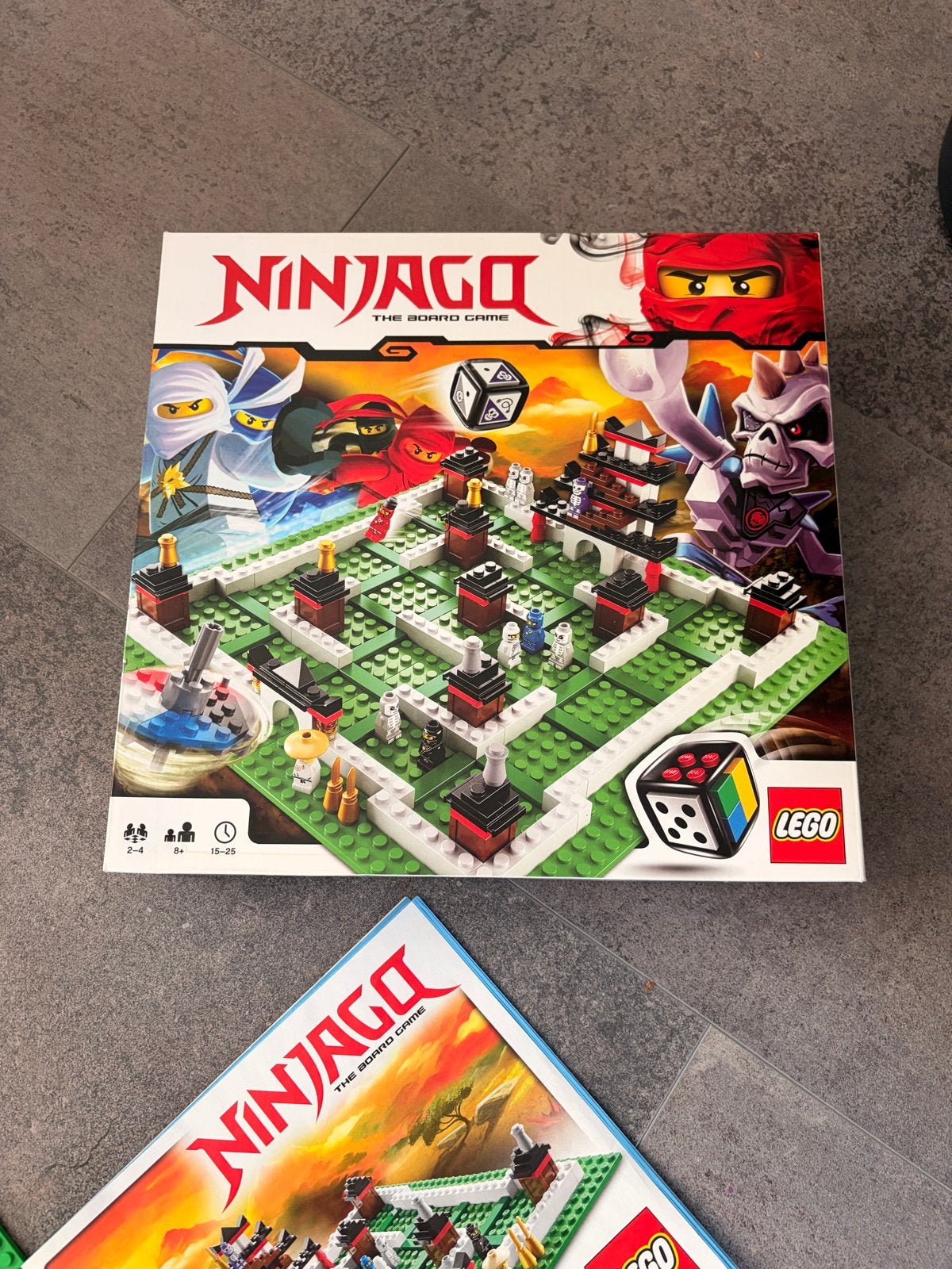 Compleet LEGO Ninjago bordspel 3856, Ophalen of Verzenden, Zo goed als nieuw, Overige merken