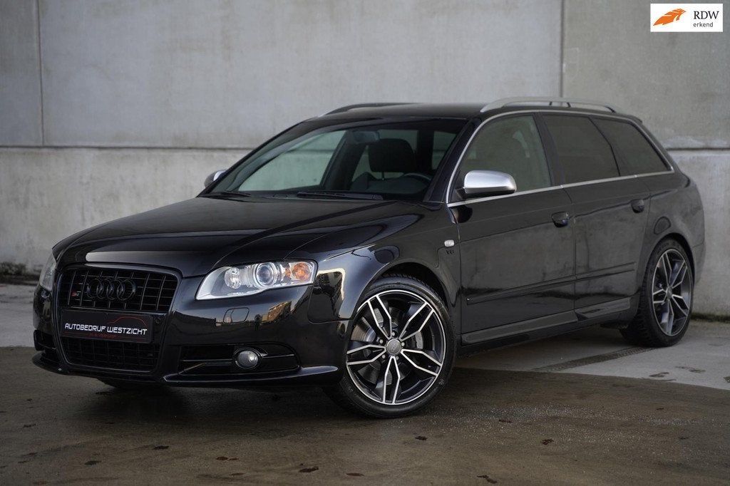 Audi S4 Avant 4.2 V8 S4 quattro 345pk Automaat, Leder Bose, Auto's, Audi, Automaat, 1730 kg, Gebruikt, Zwart