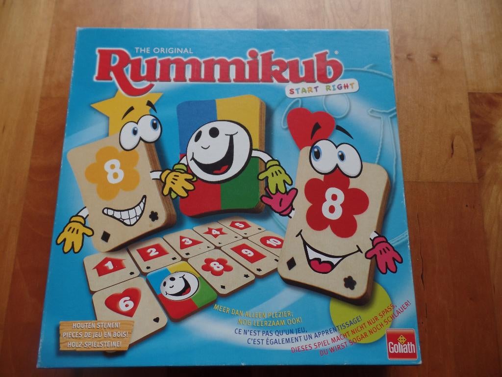 ZGAN Rummikub the original Goliath 4-7 jaar, Drie of vier spelers, Ophalen of Verzenden, Zo goed als nieuw, Gollath