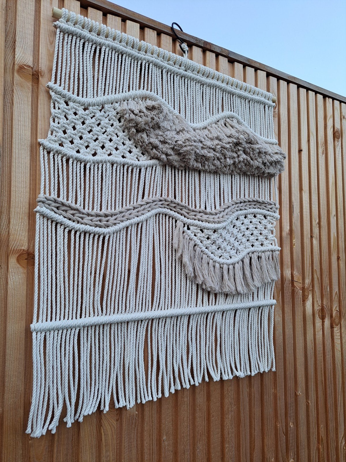 macrame wandkleed, Boho, Nieuw, Ophalen of Verzenden, 77 cm