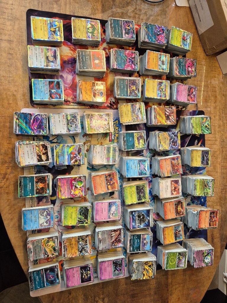 Unieke partij van 2500+ japanse pokemon kaarten. Incl holo, Ophalen of Verzenden, Zo goed als nieuw, Meerdere kaarten