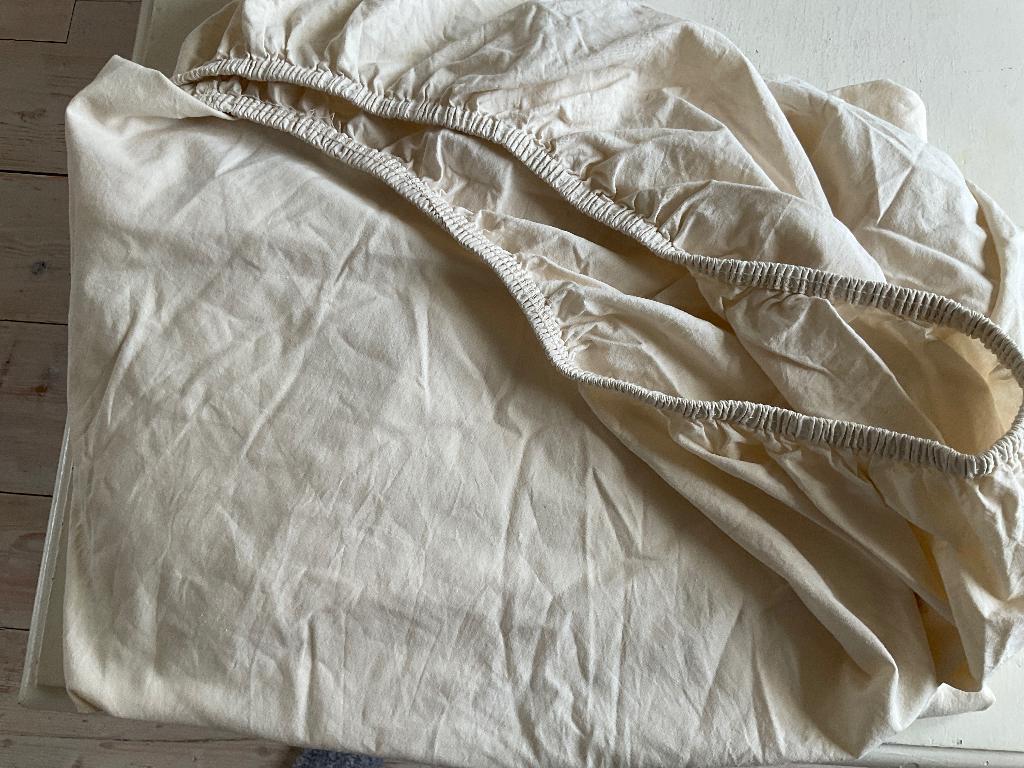 Hoeslaken voor topper 100% katoen nieuw, Overige maten, Nieuw, Ophalen of Verzenden, Hoeslaken of Sloop