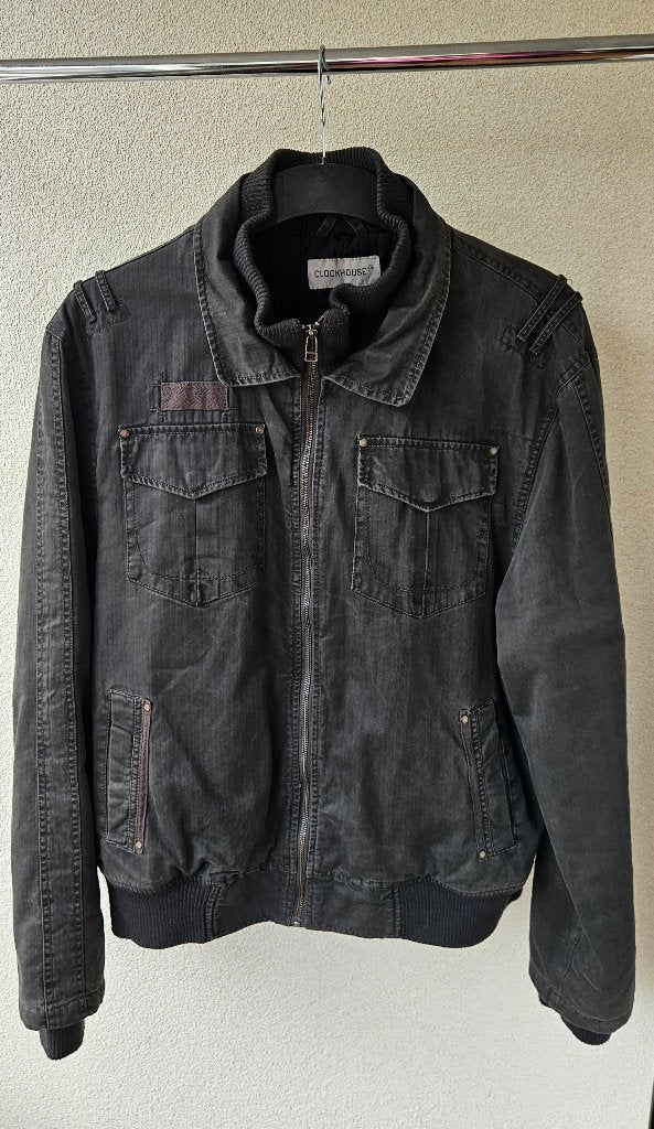 Mooie warme stevige winterjas, kleur groen, maat XL, Kleding | Heren, Maat 56/58 (XL), Ophalen of Verzenden, Clockhouse, Gedragen