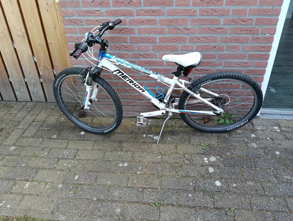 Kinderfiets 7/t/m10 jaar, Ophalen of Verzenden, Gebruikt, Staal, 24 inch of meer