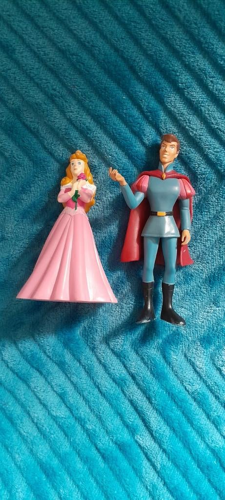 Disney Doornroosje en Prins Philip figuren, Ophalen of Verzenden, Gebruikt