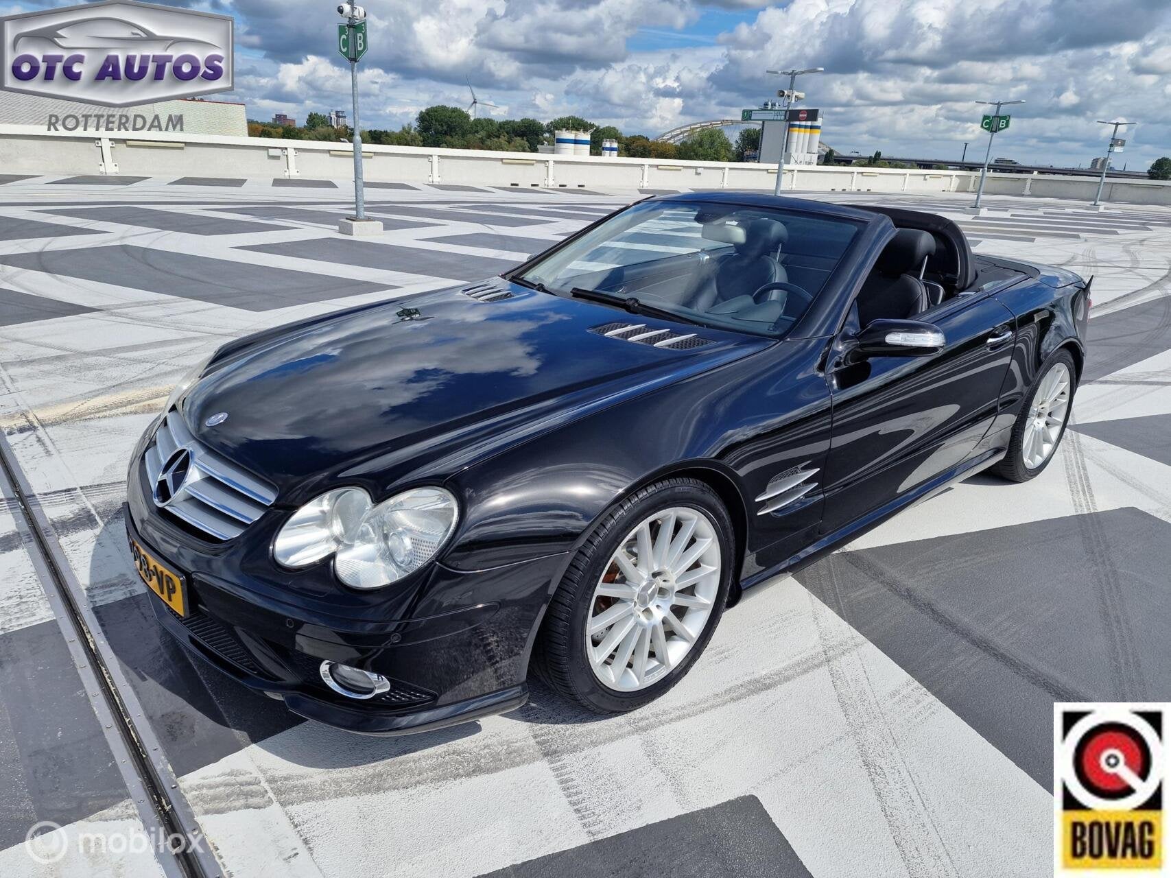 Mercedes-Benz SL 550 V8 – 388 PK | Designo-uitstraling | A, Auto's, Automaat, Achterwielaandrijving, Gebruikt, Automatische klimaatregeling