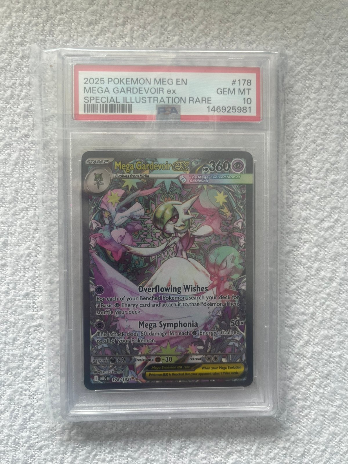 Gardevoir Mega Evolution PSA 10, Ophalen, Zo goed als nieuw