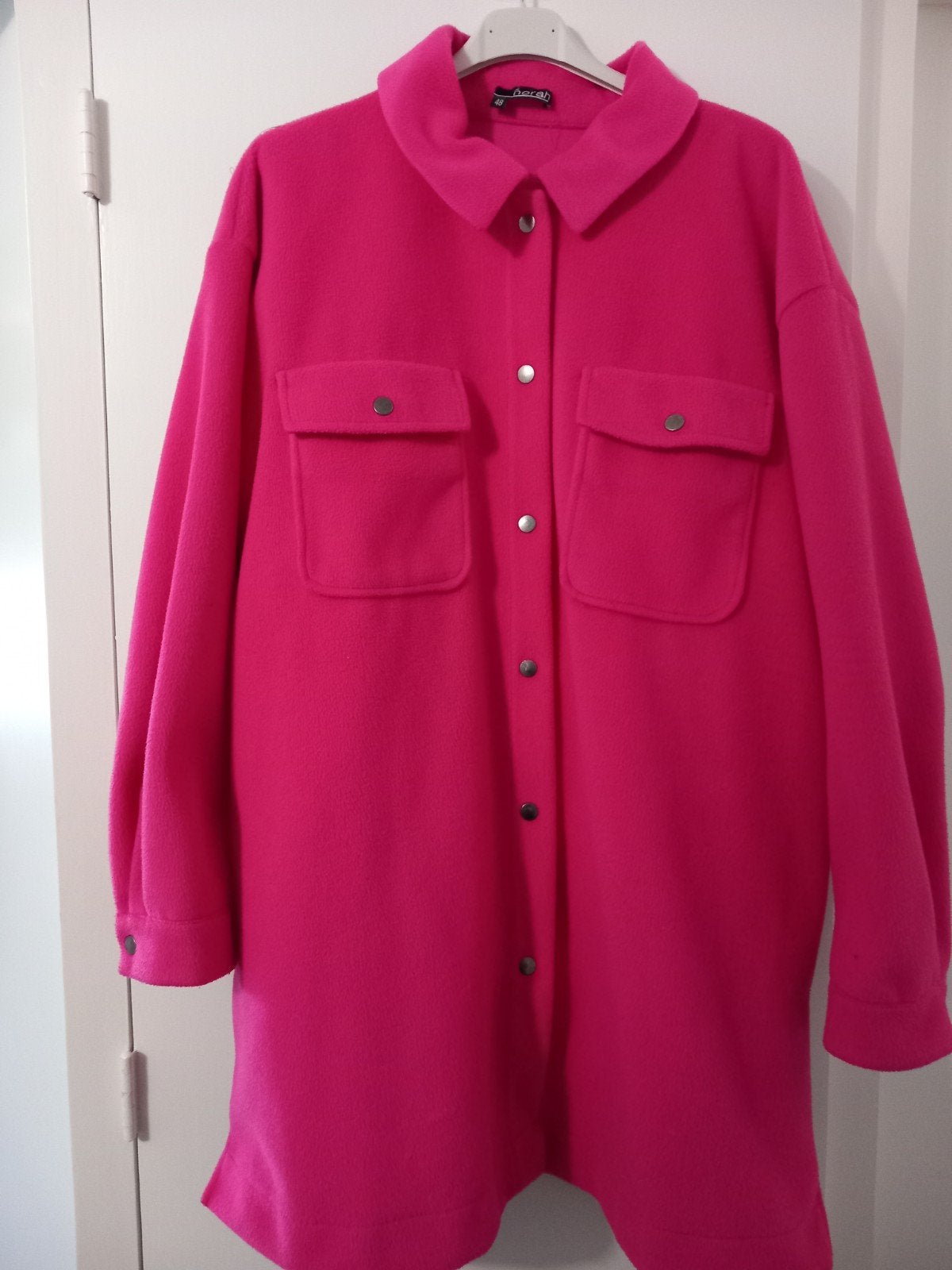 NORAH, FELROZE jas/blouse/ vest, mt 48, fleece, div. zakken, Blouse of Tuniek, Ophalen of Verzenden, Zo goed als nieuw, Norah