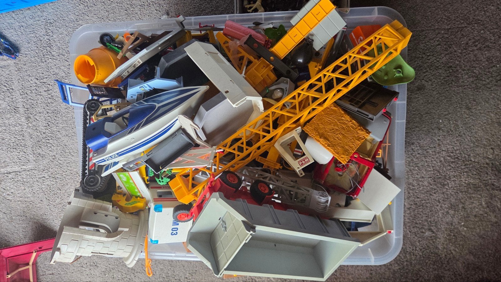 XXL bak vol Playmobil, Kinderen en Baby's, Speelgoed | Playmobil, Ophalen, Gebruikt, Losse onderdelen, Overige typen