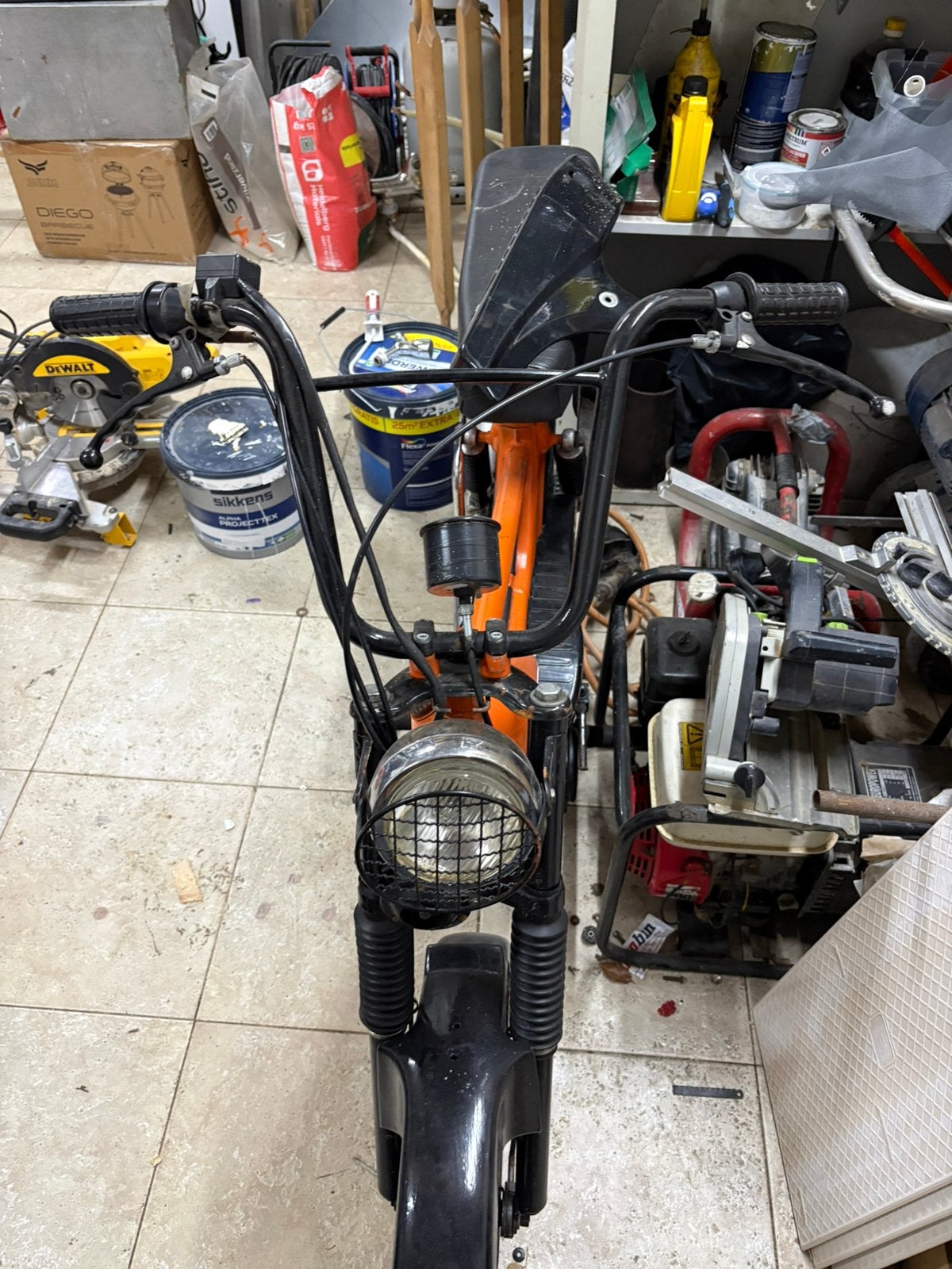 Toms a35 blau kenteken, Fietsen en Brommers, Ophalen, Gebruikt, Maximaal 45 km/u, 65 cc