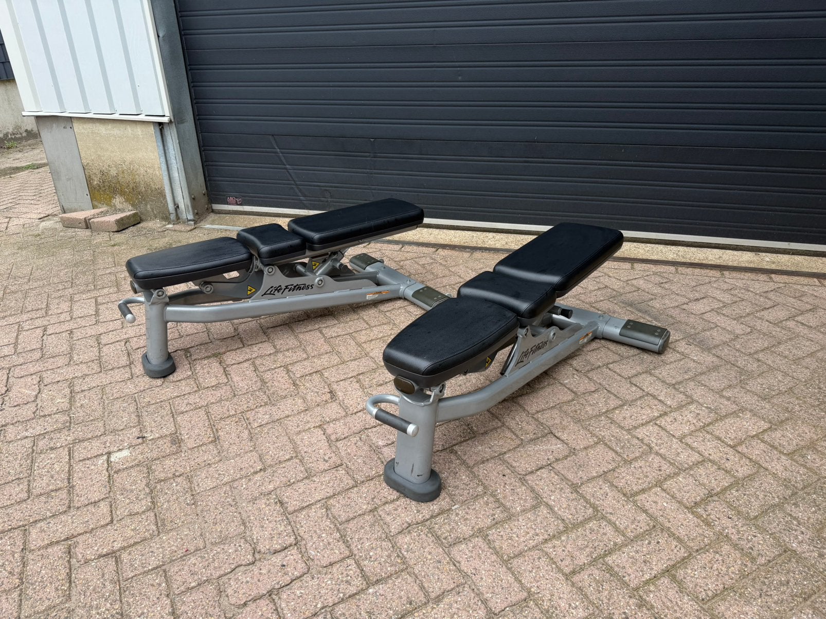 2 life Fitness Adjustable Bench, Ophalen, Gebruikt, Fitnessbank