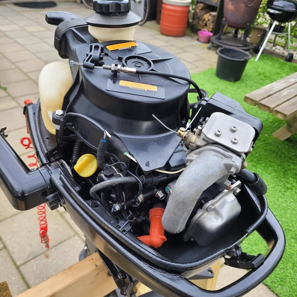 Buitenboordmotor Hidea plus yamaha 4pk 4 takt., Ophalen, Gebruikt, Motor en Techniek