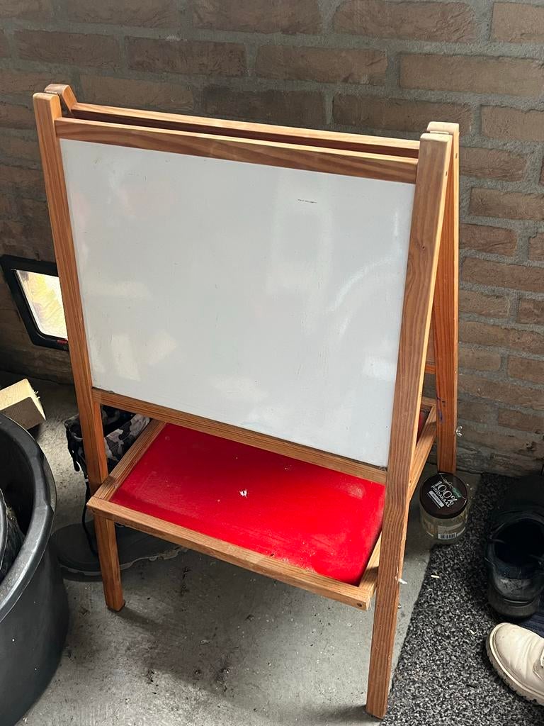 Schoolbord, Ophalen, Krijtbord