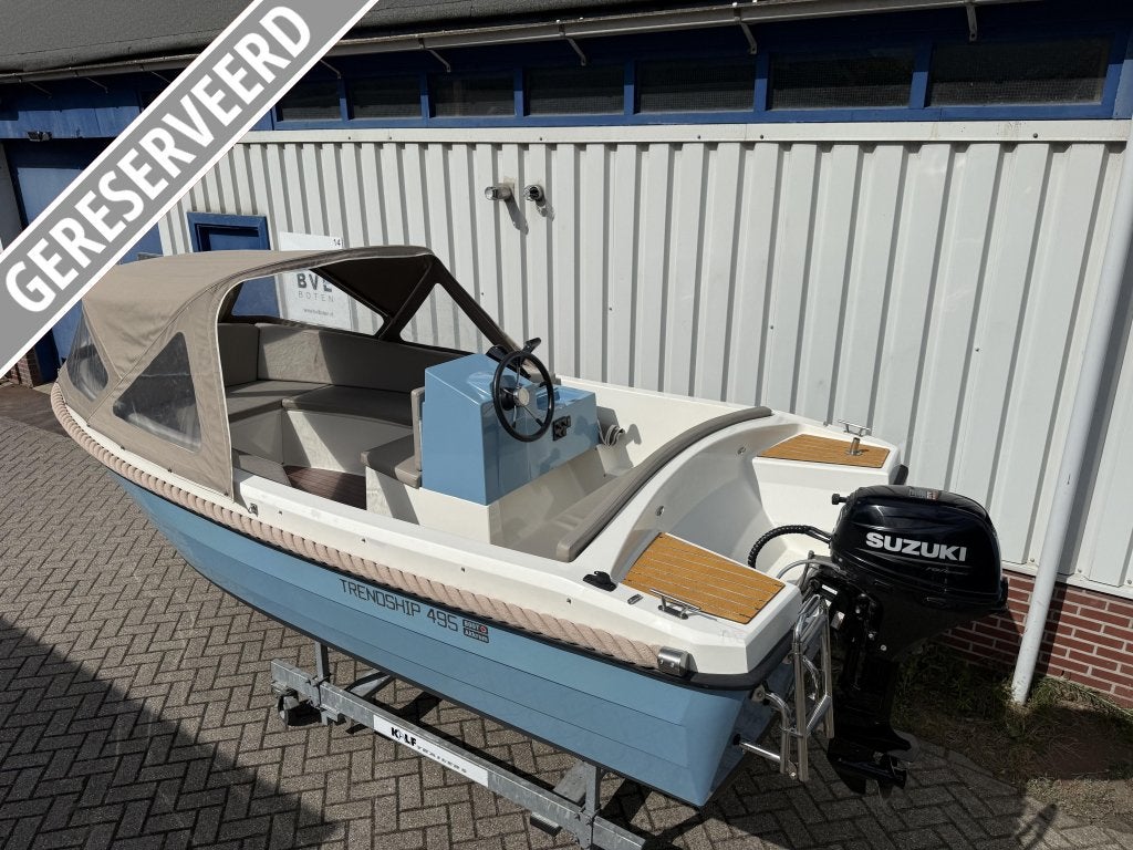 Prachtige Trendship 495 sloep Suzuki 2021, Overige typen, Niet ingevuld, 5 m, Zo goed als nieuw