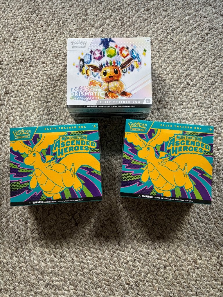 Ascended Heroes / Prismatic Evolutions ETB, Ophalen of Verzenden, Nieuw, Overige typen, Foil
