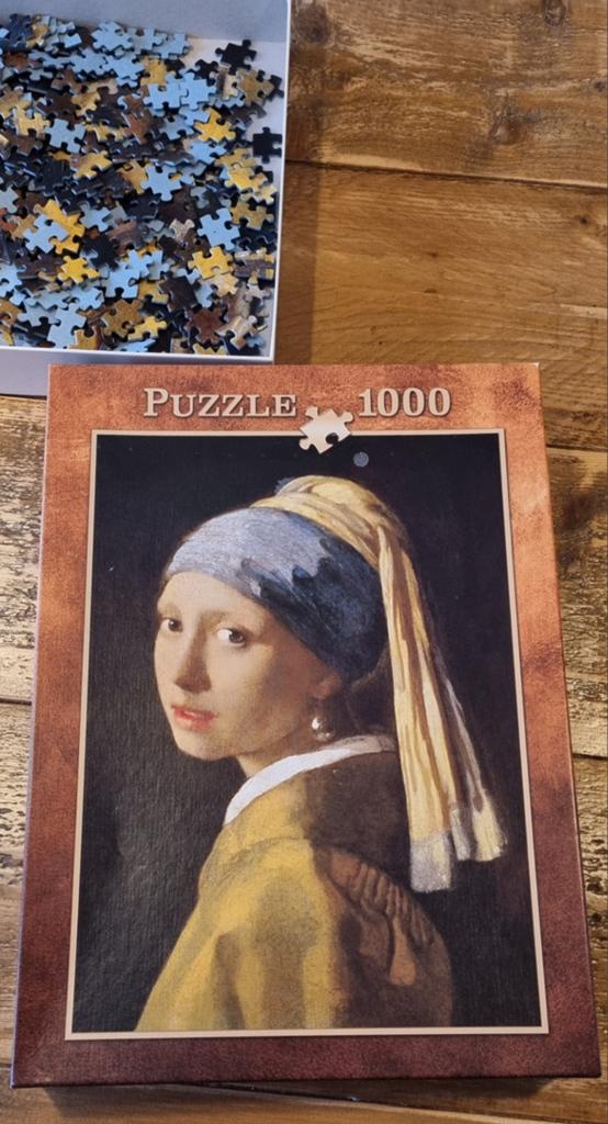 Puzzel van 1000-stukjes, Hobby en Vrije tijd, Denksport en Puzzels, Ophalen of Verzenden, 500 t/m 1500 stukjes, Zo goed als nieuw