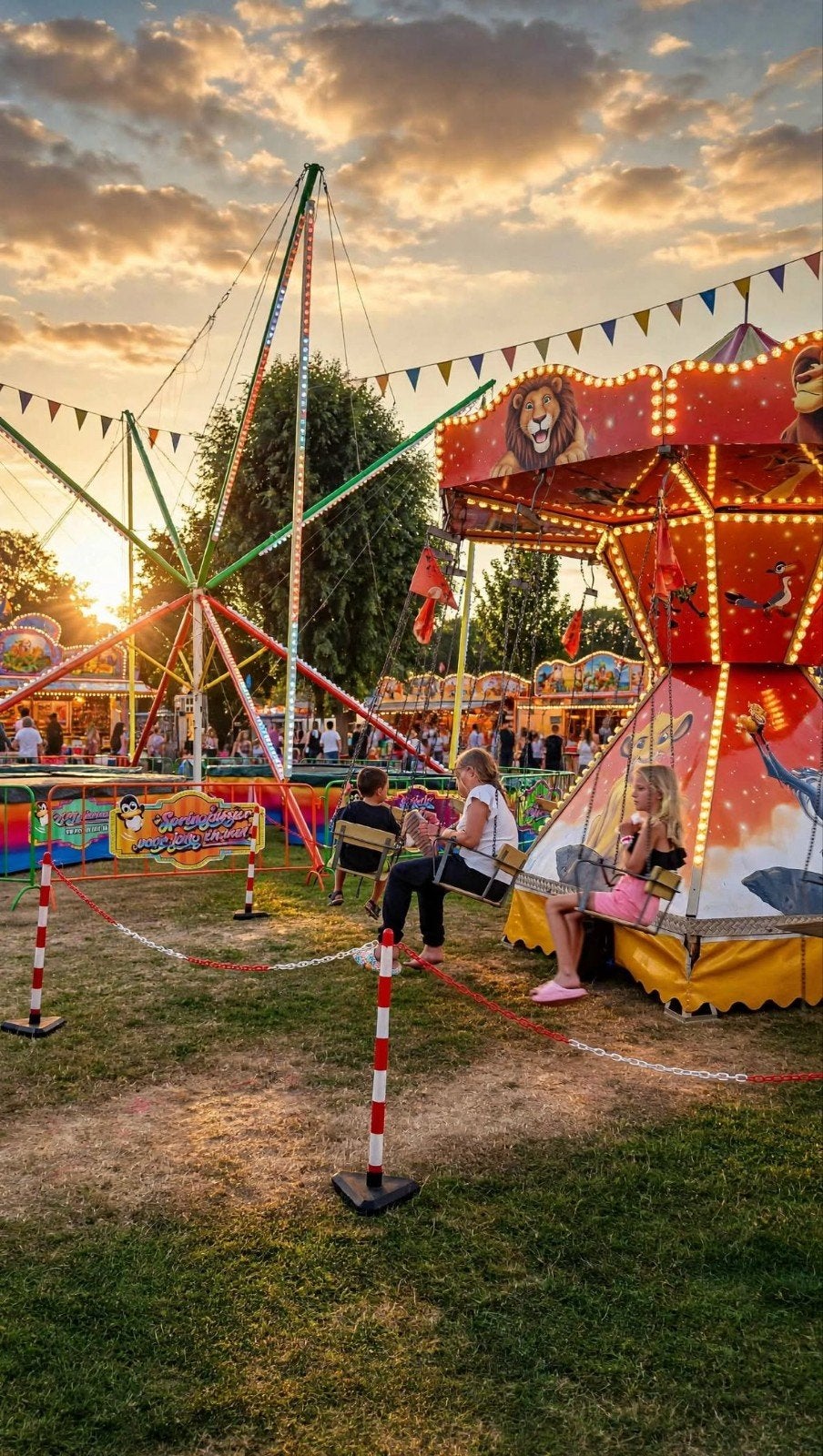 zweefmolen op uw evenement kermis kerst winter event te huur, Ophalen
