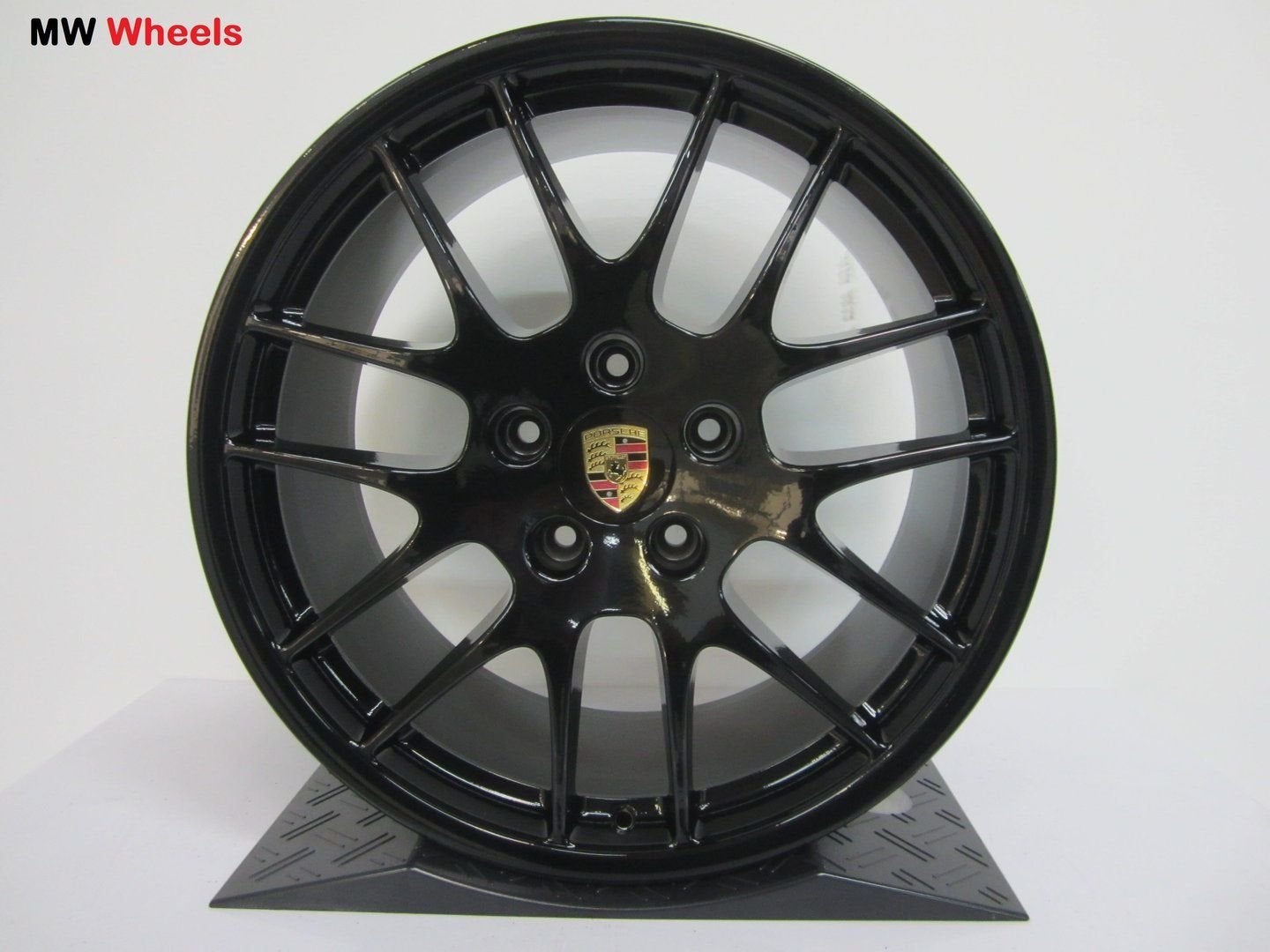 Porsche 20 inch Panamera RS Spyder velgen zwart nieuw, Gebruikt, Velg(en), -, -