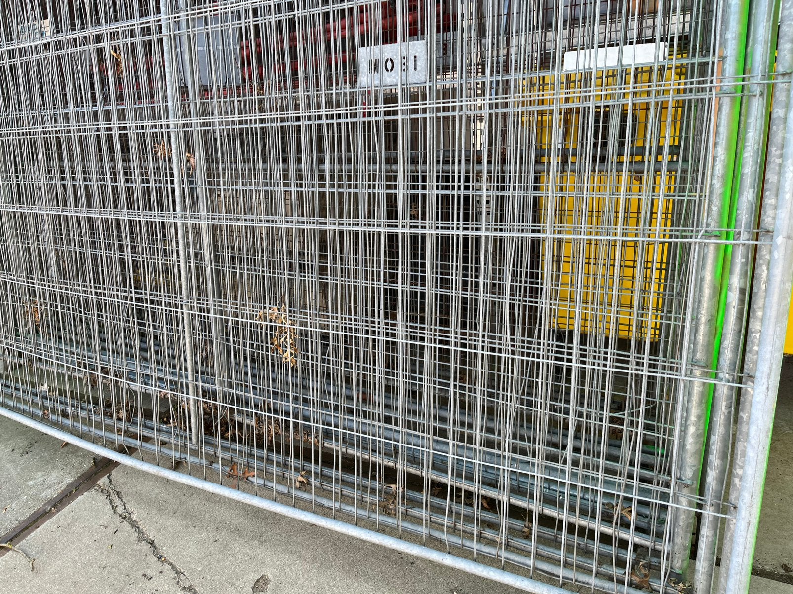 17 stuks bouwhekken hoog, Tuin en Terras, Ophalen, Gebruikt, IJzer