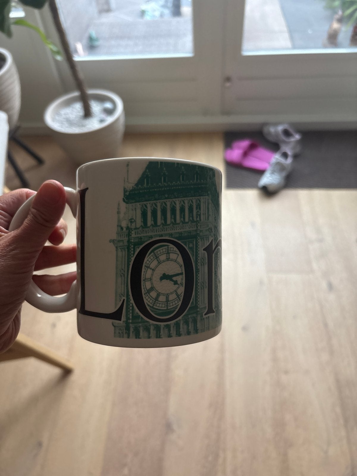 Starbucks City Mug London - Collector Series 2002, Ophalen, Steen/keramiek, Wit, Overige merken