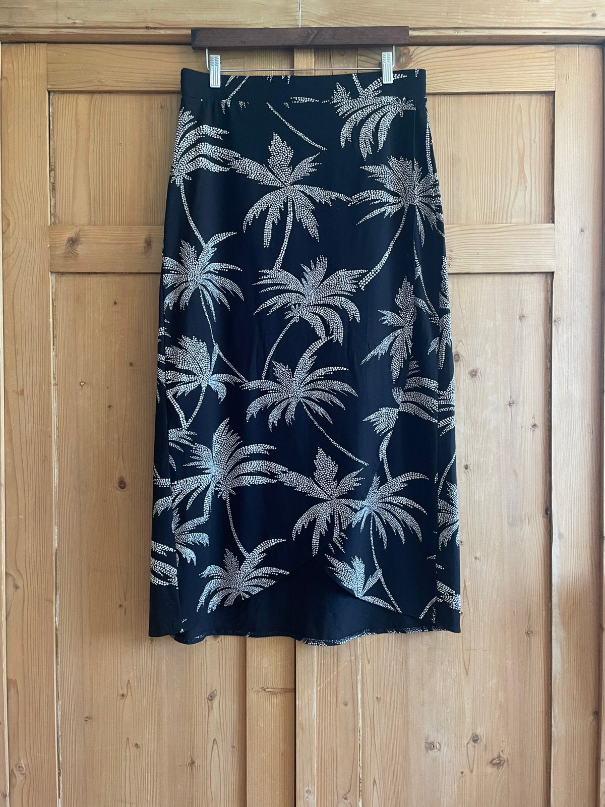 Viscose rok van Jansen maat XL., Verzenden, Zwart, Maat 42/44 (L), Zo goed als nieuw