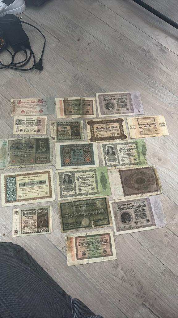 Duitse bankbiljetten uit de jaren 20, Ophalen of Verzenden, Duitsland