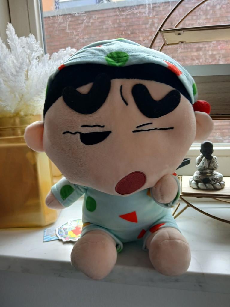 JingJang knuffel - Crayon Shin-chan pyjama, Overige merken, Overige karakters, Overige typen, Ophalen of Verzenden