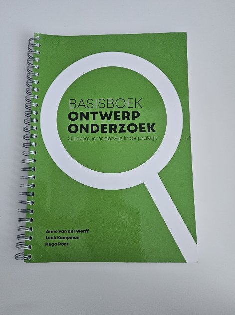 Basisboek ontwerp onderzoek, Boeken, Ophalen, Koninklijke van gorcum, HBO, Zo goed als nieuw