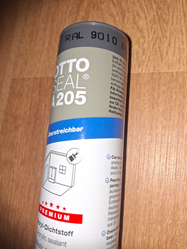 10x OTTO SEAL ACRYLAATKIT RAL 9010, Minder dan 4 cm, Overige materialen, Nieuw, Ophalen of Verzenden