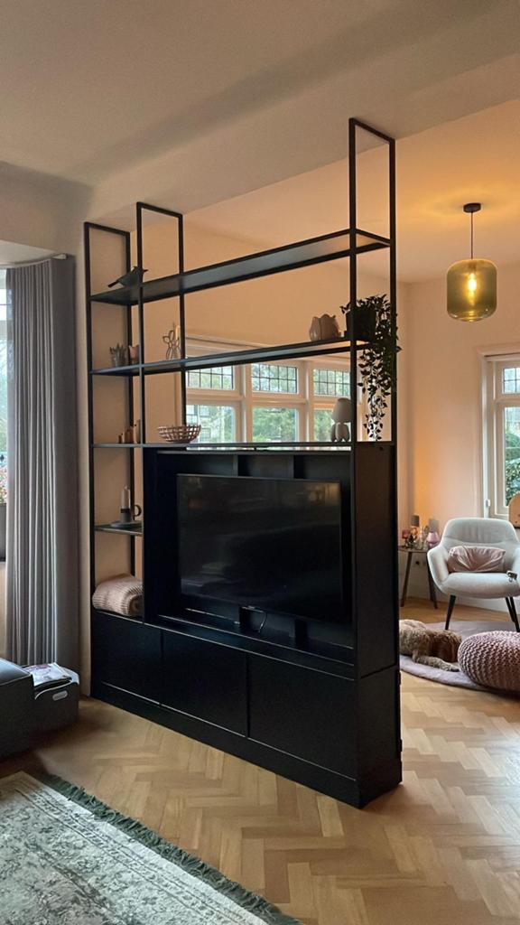 Maatwerk stalen roomdivider kast & televisie meubel, Huis en Inrichting, Kasten | Wandmeubels, Nieuw, Ophalen