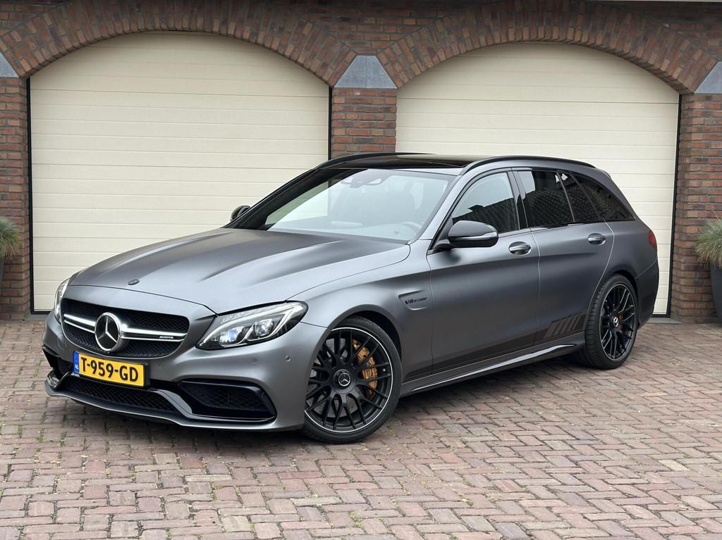 Mercedes C-klasse Estate AMG 63 S 619PK Panorama LED Compl d, Auto's, Mercedes-Benz, Bedrijf, Te koop, C-Klasse, ABS, Adaptive Cruise Control