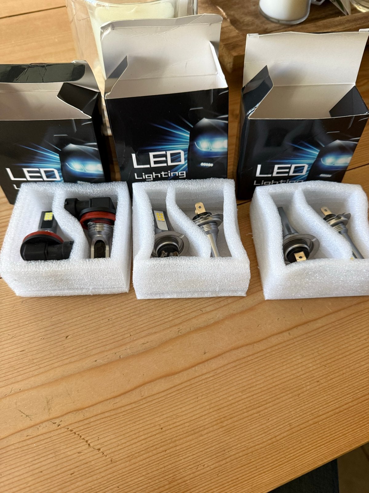 4x H7 LED Koplampen & 2x Mistlampen Set, Auto-onderdelen, Ophalen of Verzenden, Nieuw, Universele onderdelen