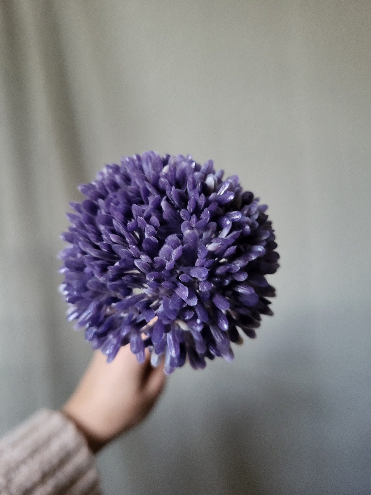 Nep Allium - Kunstbloem Paars, Kunstbloem, Nieuw, Ophalen of Verzenden, Kunststof